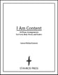 I Am Content piano sheet music cover
